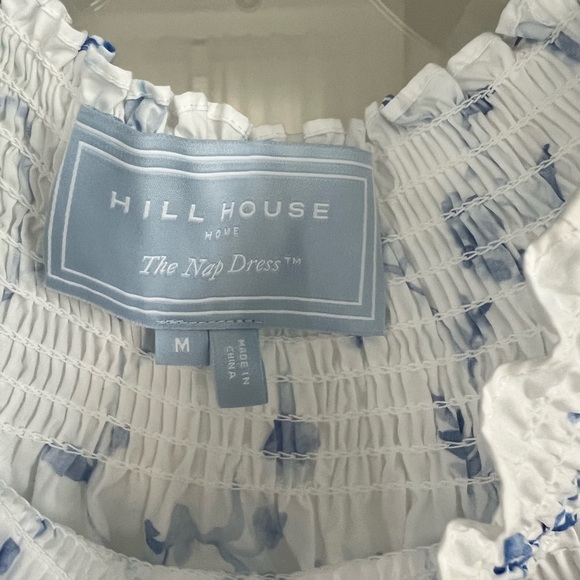 EUC Hill House Home Caroline Nap Dress. Size Medium. Blue Botanical. - Picture 2 of 2